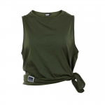 Side Knot Tank Abby, Army Green