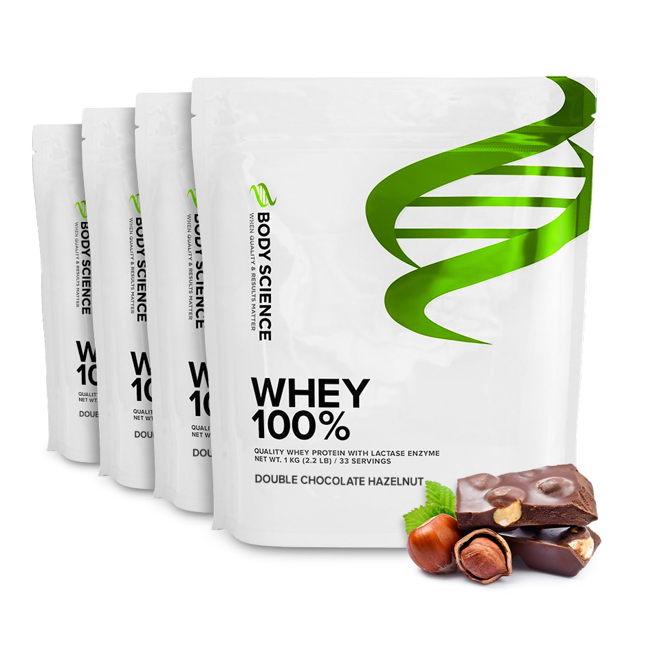 4 stk Whey 100%