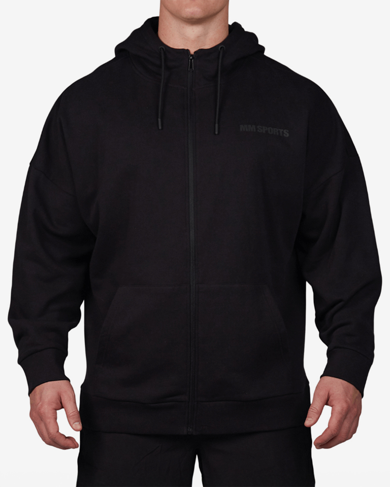 Oversized Hardcore Hoodie, Black