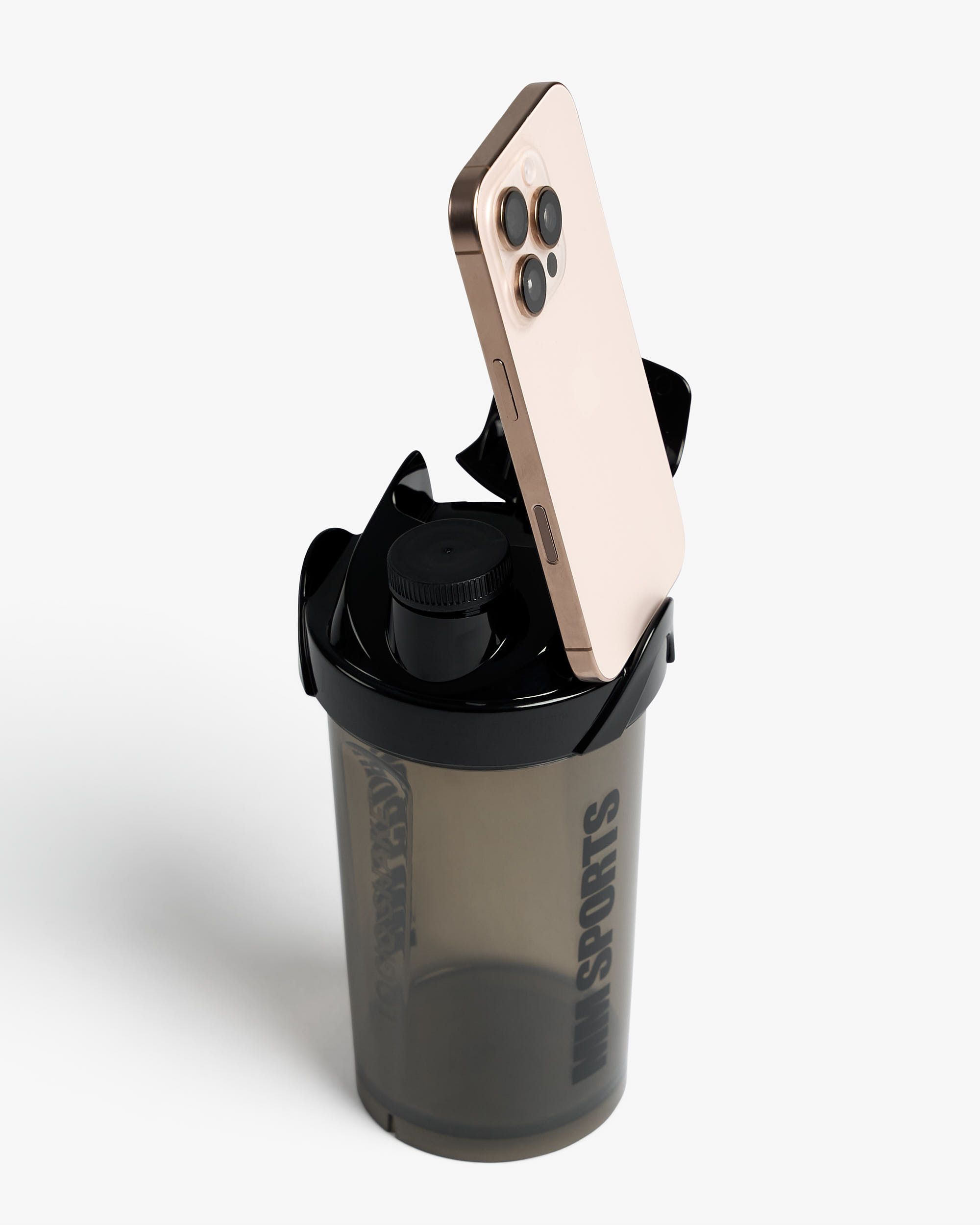 Shaker with Mobile Holder, Smoked Black