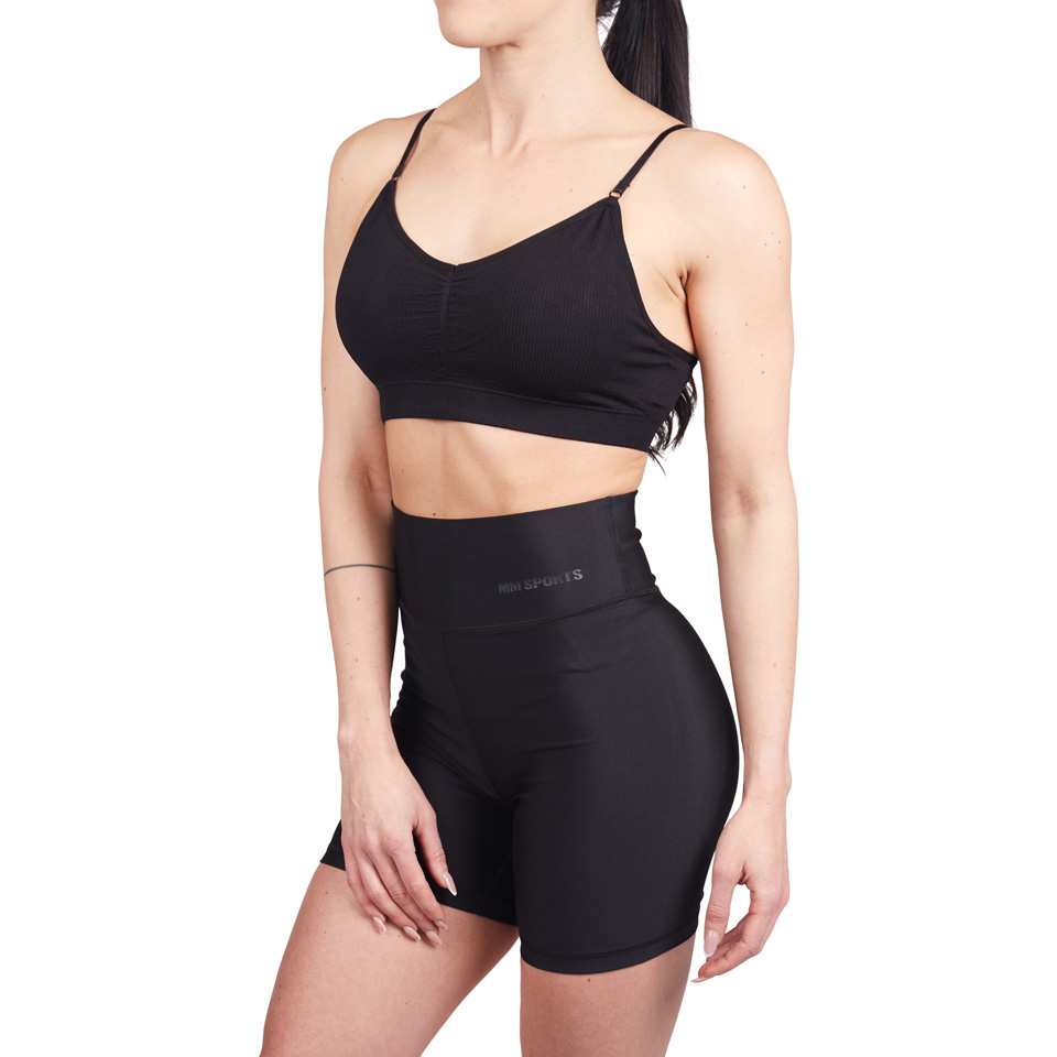 Soft Sport bra, black