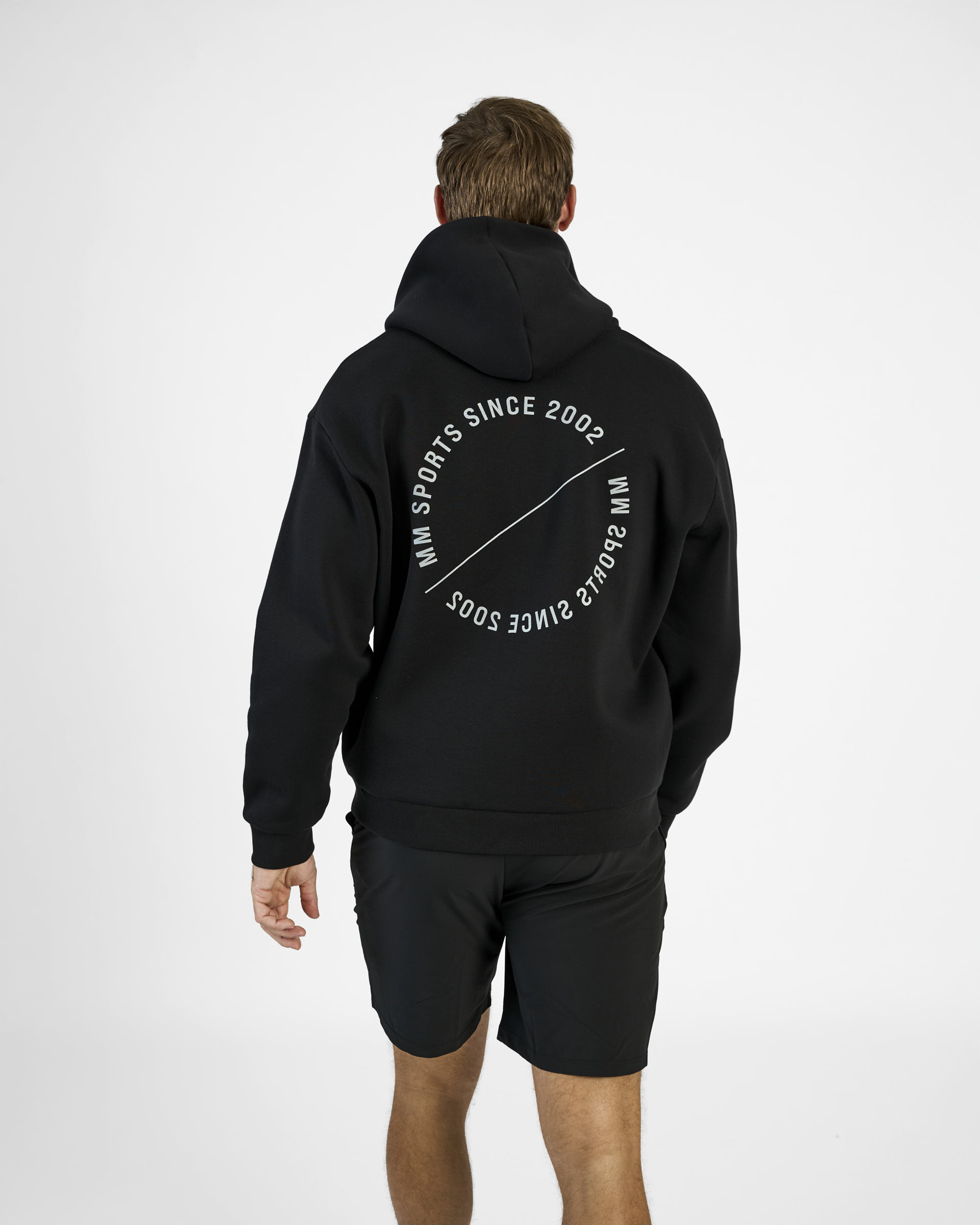 Hoodie Zip Emblem, Black