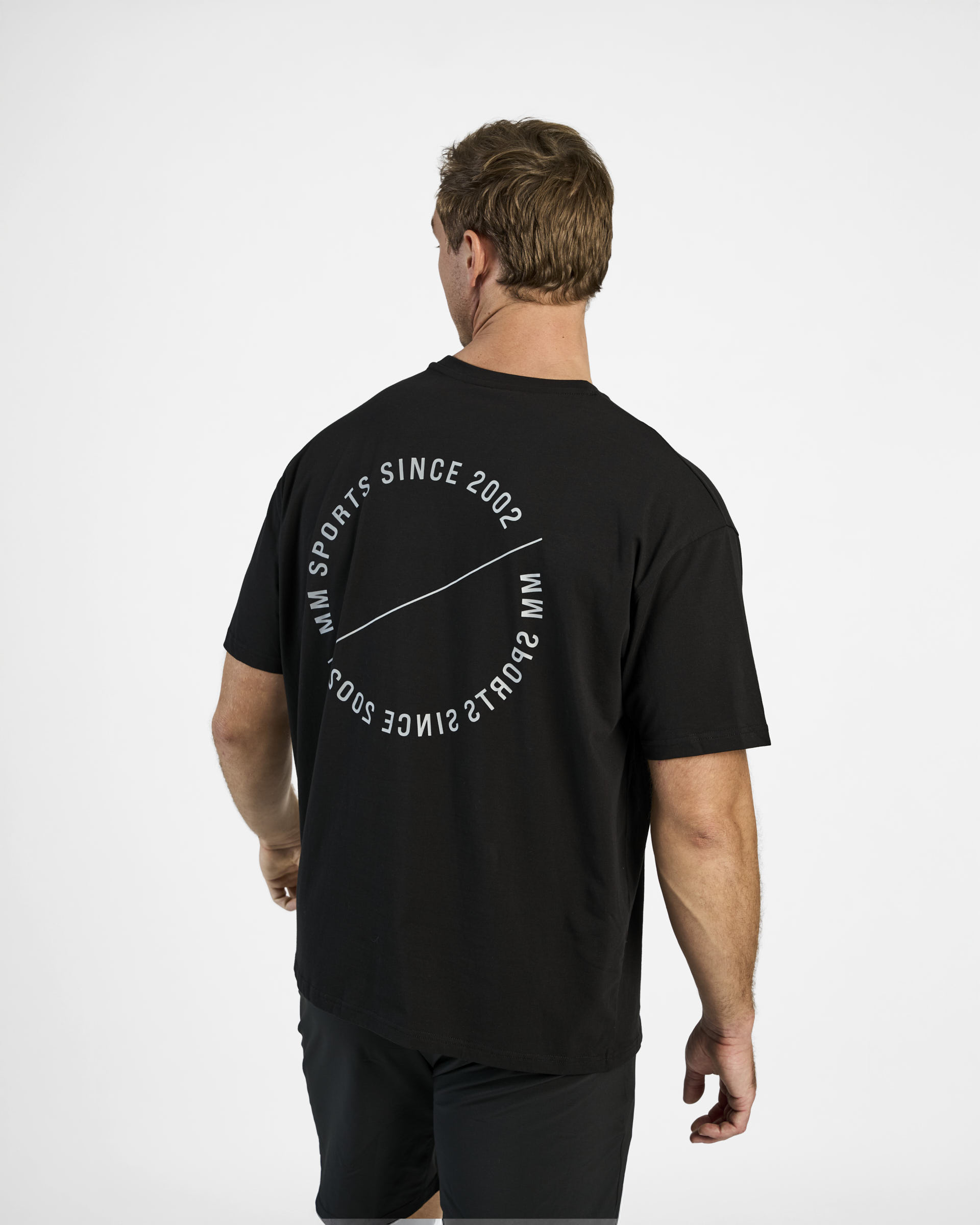 Oversized T-shirt Emblem, Black