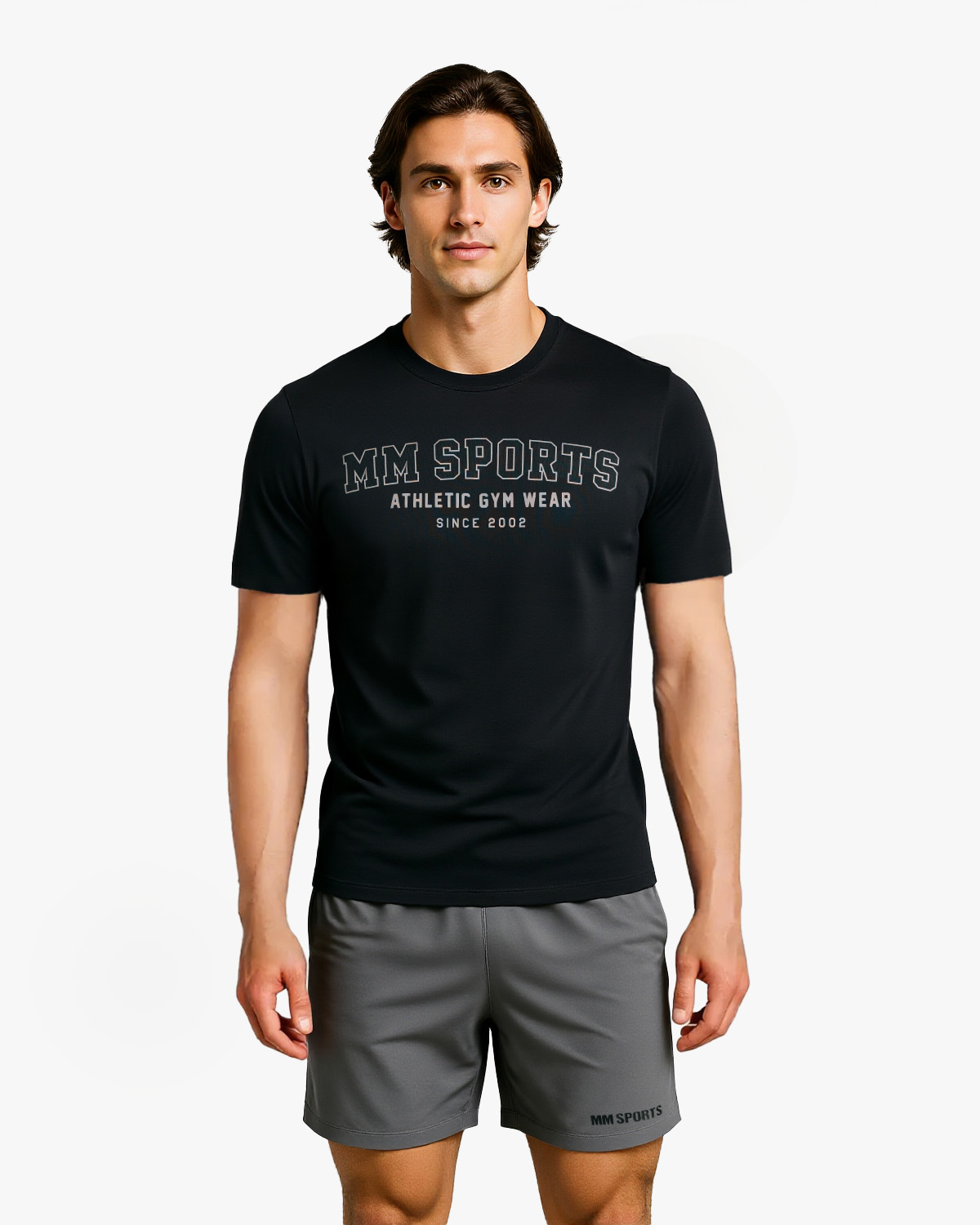 MM Sports Workout T-shirt Varsity, Black