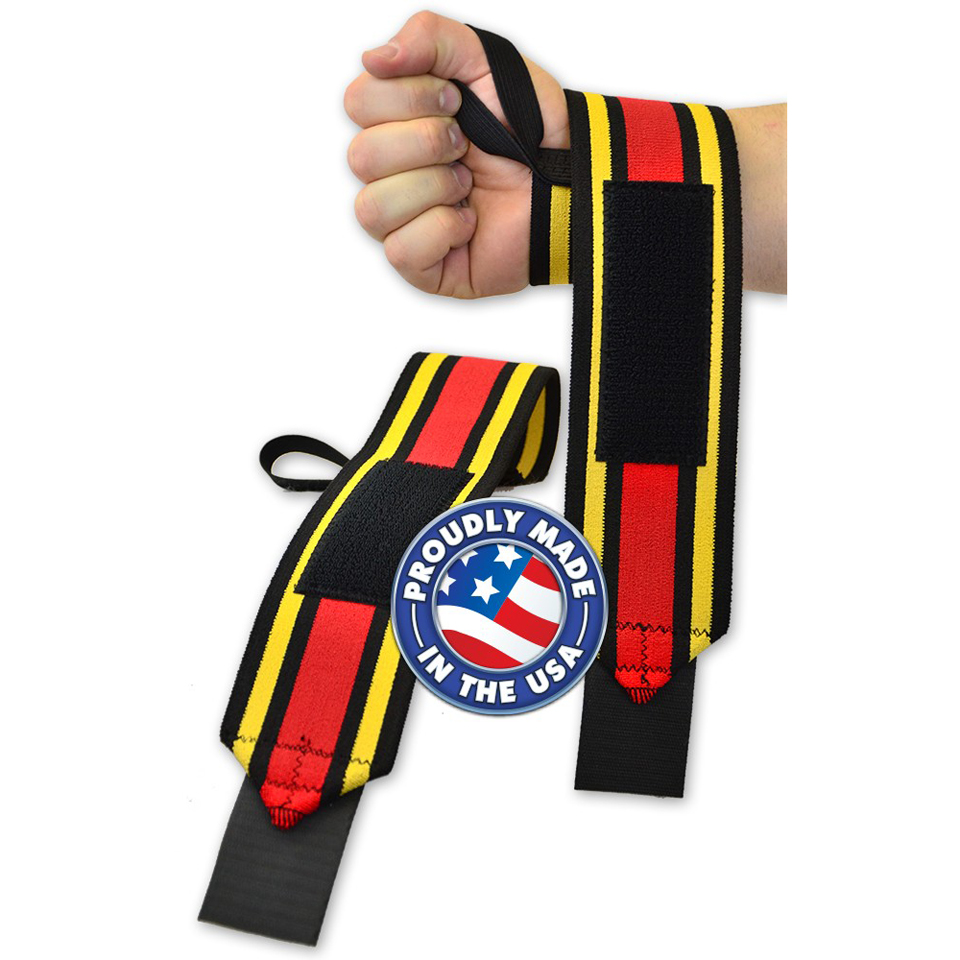 TITAN Gold Wrist Wraps MM Sports