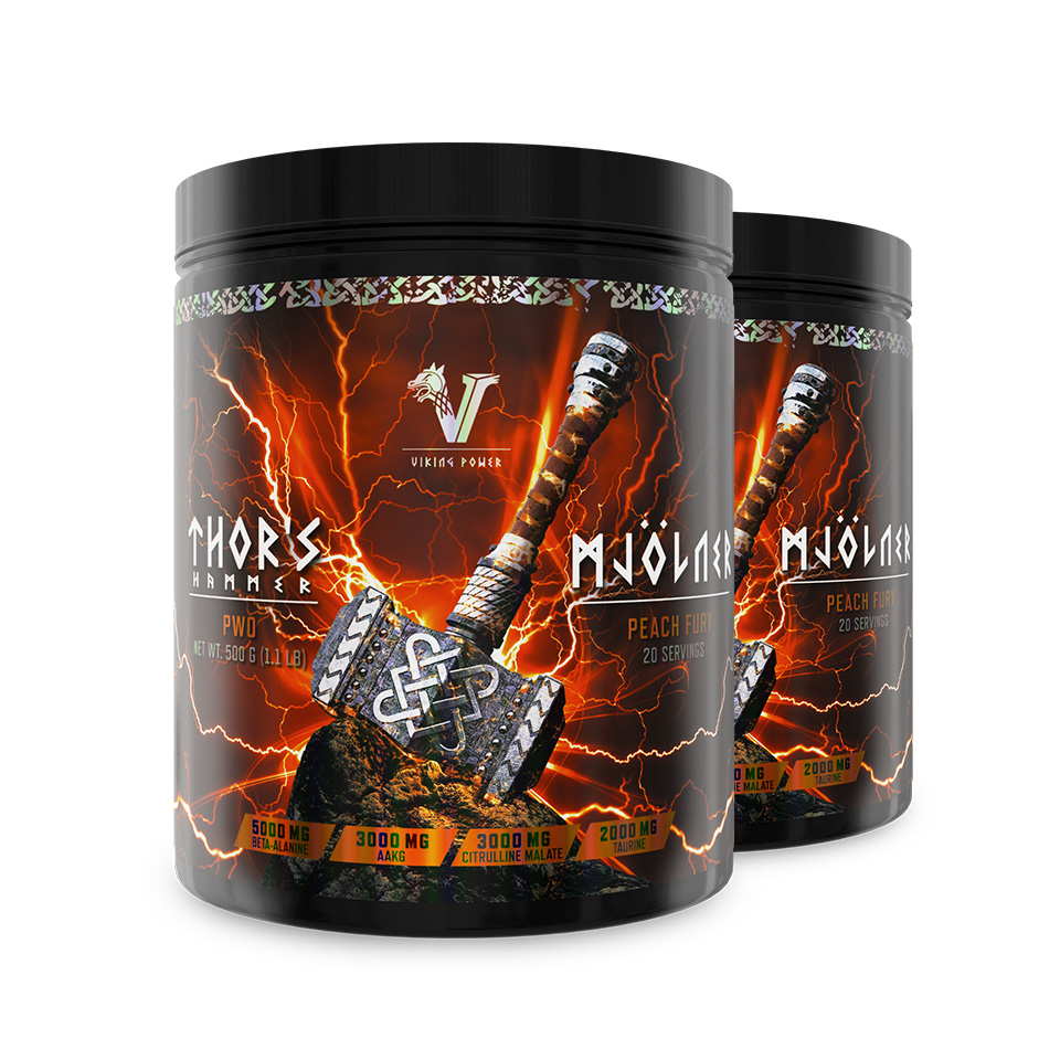 2 stk Thor's Hammer Mjölner PWO
