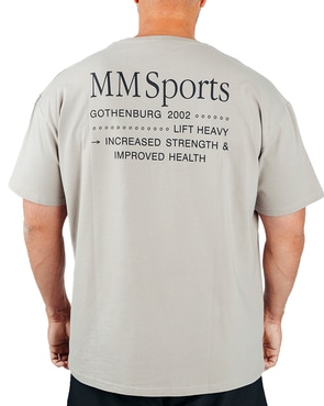 MM Sports Oversized T-Shirt EST 2002, Greige