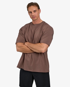 Oversize Hardcore T-Shirt, Mocha