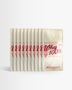 10 stk Whey 100% - Portionspose
