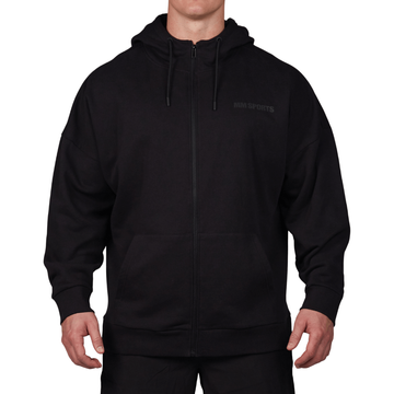 Oversized Hardcore Hoodie, Black