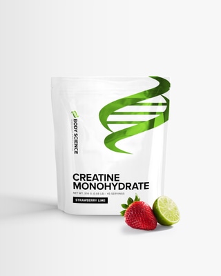 Body Science Creatine Monohydrate - smagstilsat kreatin - 306g