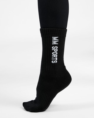 Mid-Cut Socks 3-Pack, Black