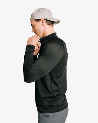 MM Sports Half Zip Shirt, Black