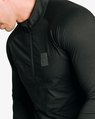 MM Sports Half Zip Shirt, Black