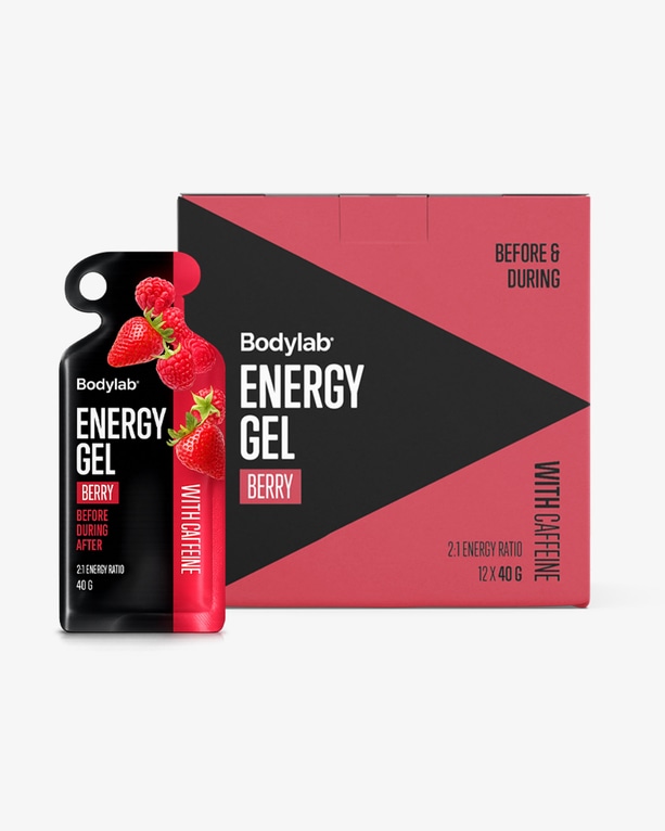 Energy Gel, Berry (With Caffeine) - 12 stk hel kasse