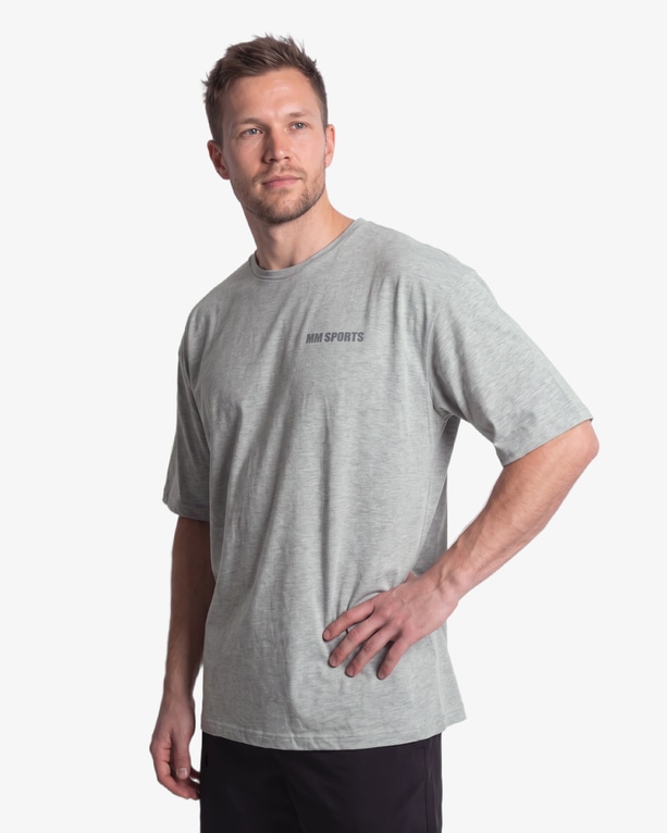 MM Sports Oversize Hardcore T-Shirt, Light Grey