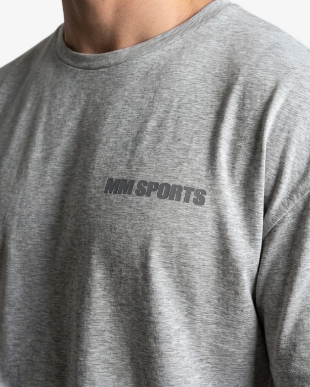 MM Sports Oversize Hardcore T-Shirt, Light Grey