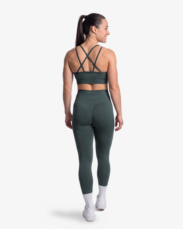 MM Sports Seamless Tights V2, Dk Green