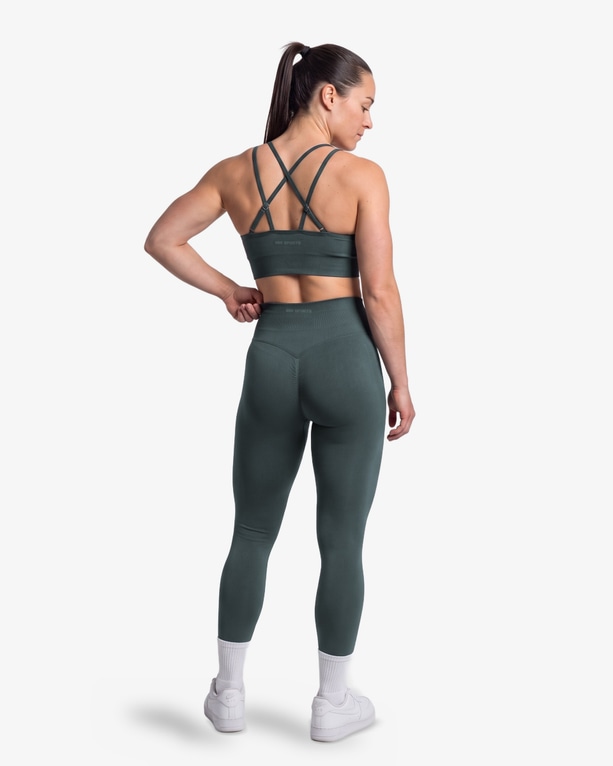 MM Sports Seamless Tights V2, Dk Green
