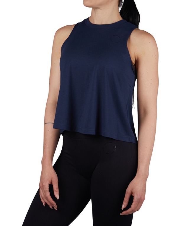Tank High Neck, Dark blue
