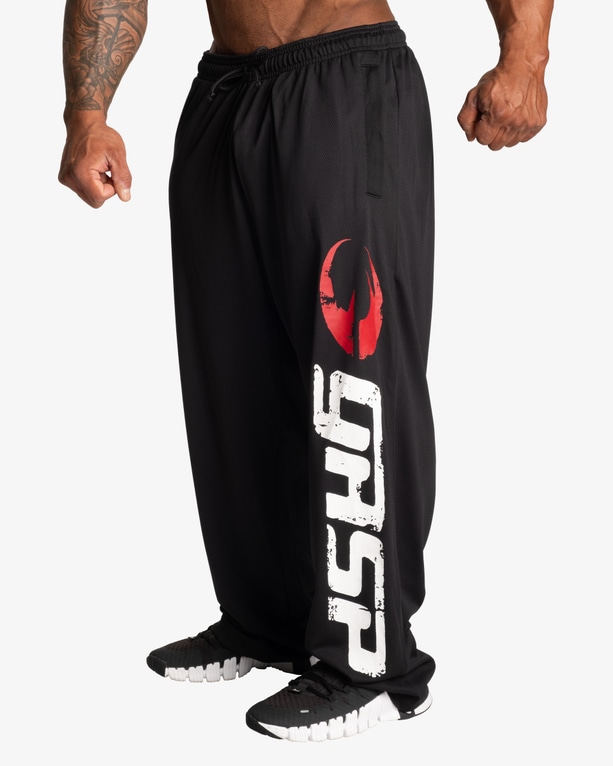 Original Mesh Pants, Black/Red