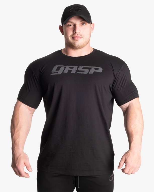 Gasp Legacy Gym Tee, Black