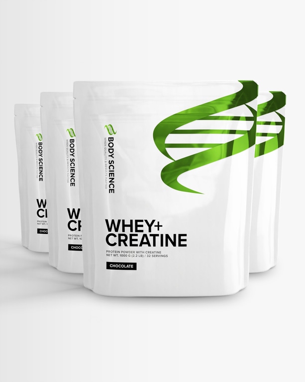 4 stk Whey+Creatine