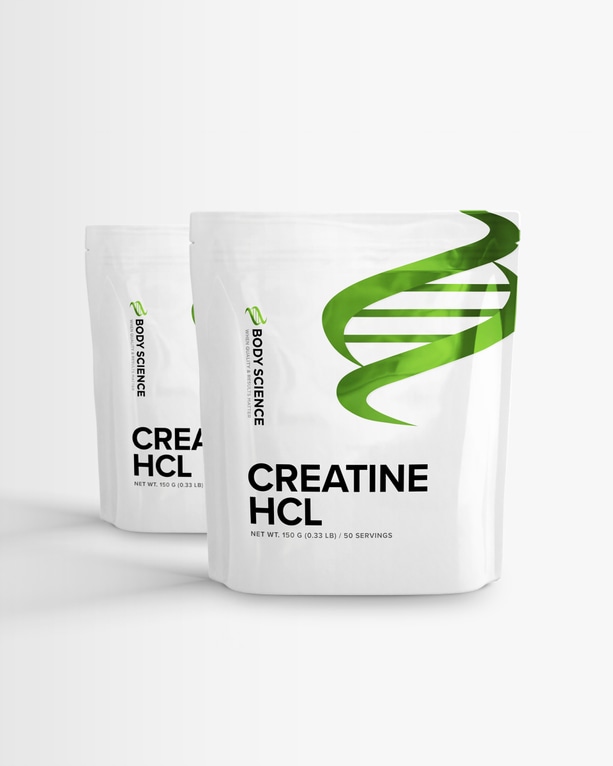 2 stk Creatine HCl - kreatinhydroklorid 