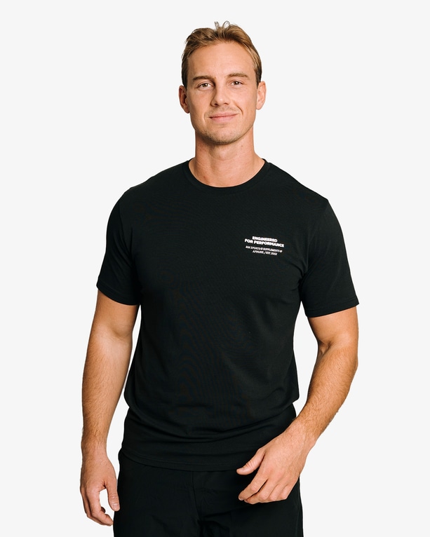 Classic T-shirt Engineered, Black