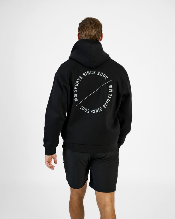 Hoodie Zip Emblem, Black