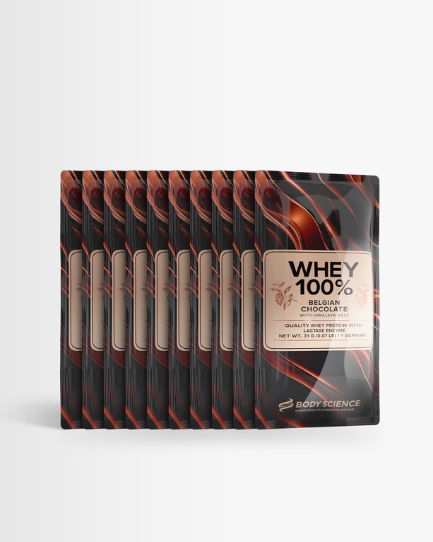 10 stk Whey 100% - Portionspose