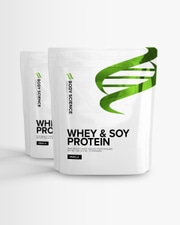 2 stk Whey & Soy Protein 