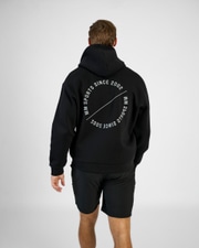 Hoodie Zip Emblem, Black