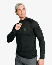 Half Zip Shirt, Black